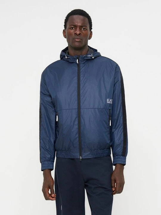 Zdjęcie produktu Kurtka Bomber EA7 Emporio Armani metaliczna czerń