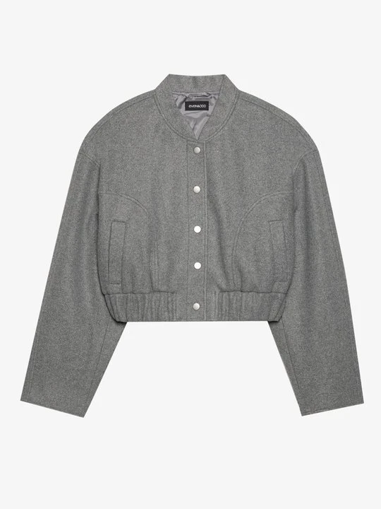Zdjęcie produktu Kurtka Bomber Even&Odd szary melanż