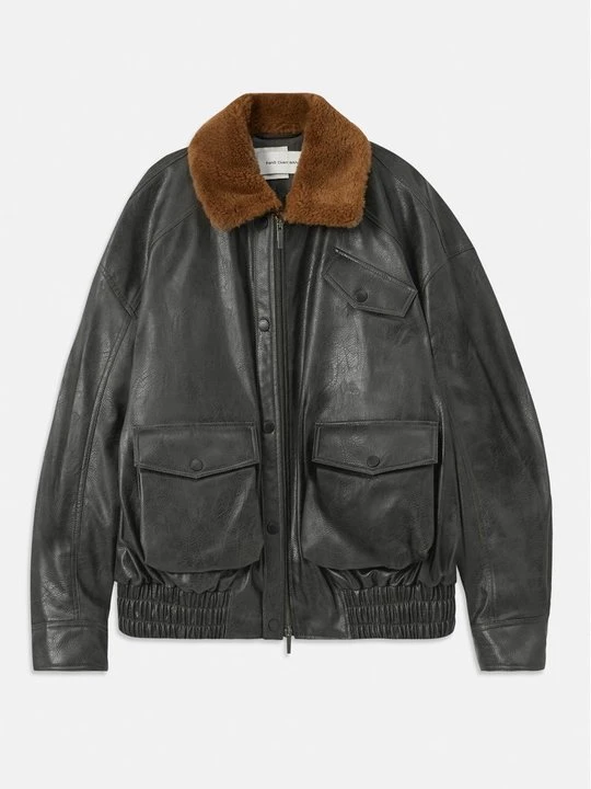 Zdjęcie produktu Kurtka Bomber Feng Chen Wang ciemnobrązowy