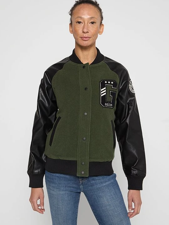 Zdjęcie produktu Kurtka Bomber GAS Jeans zielony