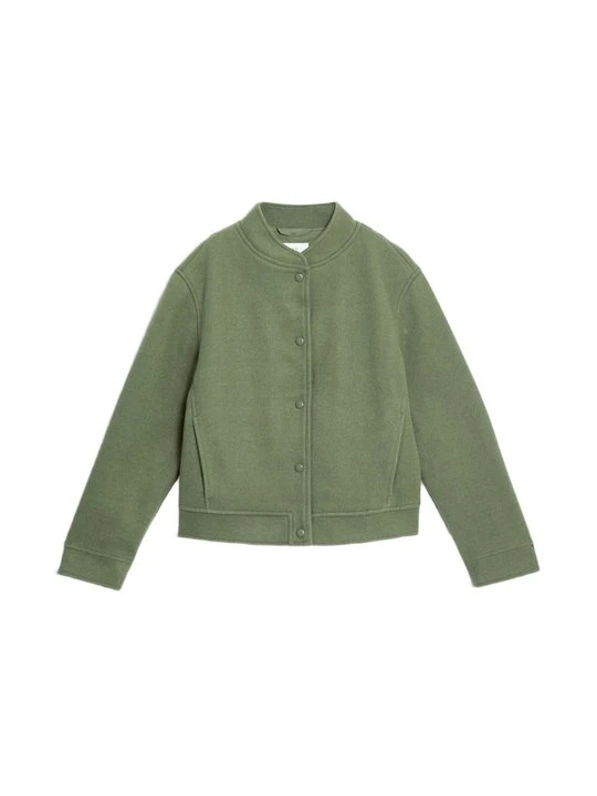 Zdjęcie produktu Kurtka Bomber Marks & Spencer ciemnozielony melanż