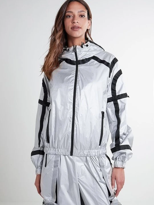 Zdjęcie produktu Kurtka Bomber MCM srebrny