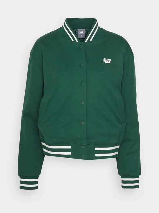 Zdjęcie produktu Kurtka Bomber New Balance ciemnozielony