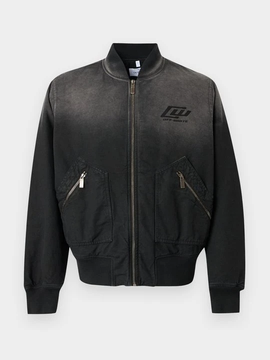 Zdjęcie produktu Kurtka Bomber Off White czarny