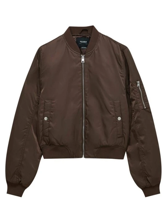 Zdjęcie produktu Kurtka Bomber PULL&BEAR brązowy
