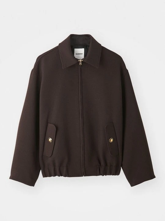 Zdjęcie produktu Kurtka Bomber Sandro brązowy