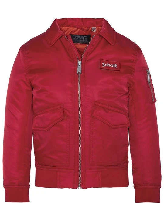 Zdjęcie produktu Kurtka Bomber Schott czerwony