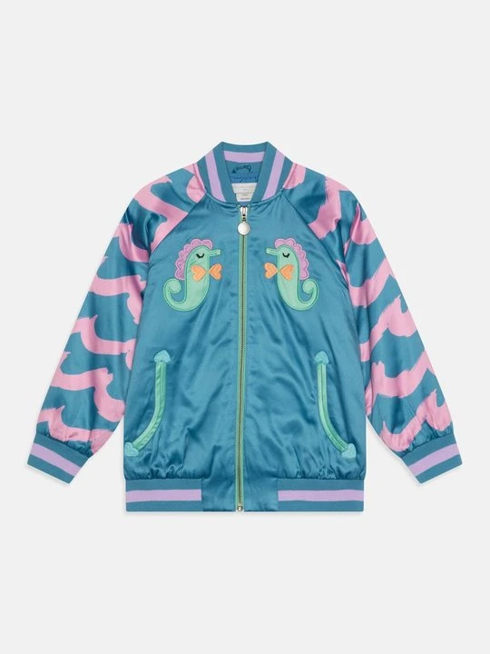 Zdjęcie produktu Kurtka Bomber Stella McCartney niebieski