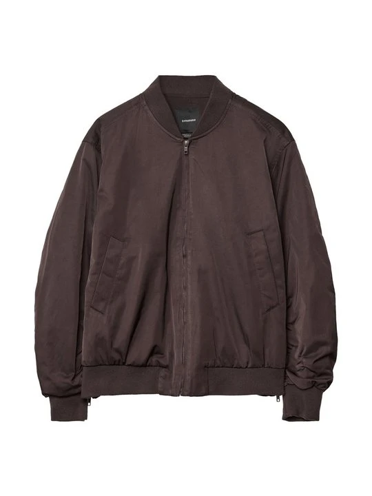 Zdjęcie produktu Kurtka Bomber Stradivarius ciemnoliliowy melanż