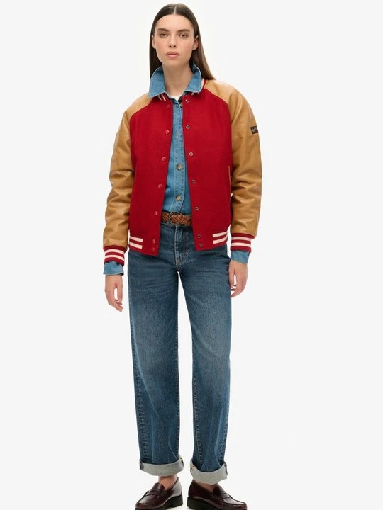 Zdjęcie produktu Kurtka Bomber Superdry czerwony