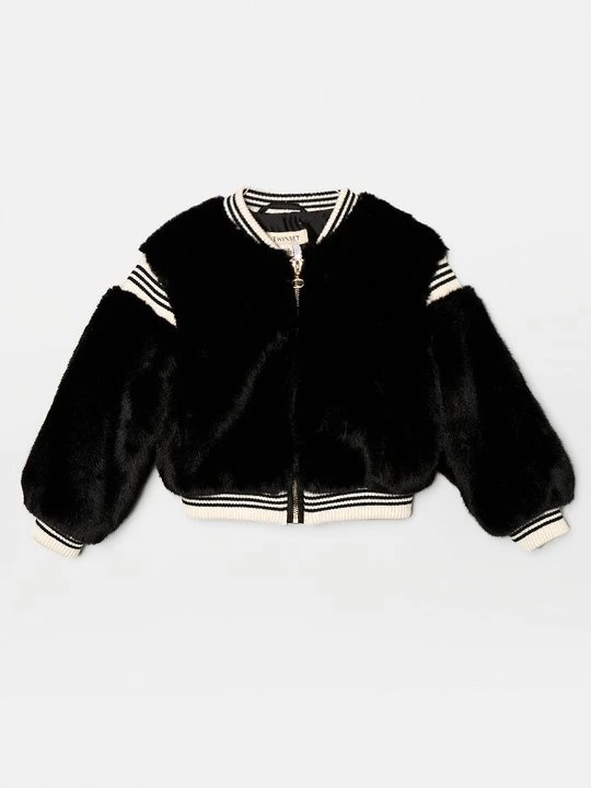 Zdjęcie produktu Kurtka Bomber TWINSET antracytowy melanż