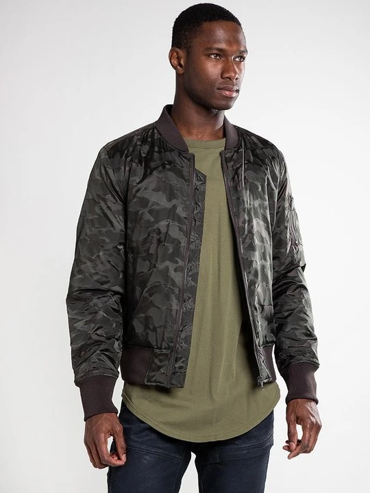 Zdjęcie produktu Kurtka Bomber Urban Classics ciemnozielony