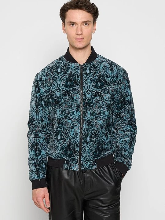 Zdjęcie produktu Kurtka Bomber Versace Jeans Couture niebieski