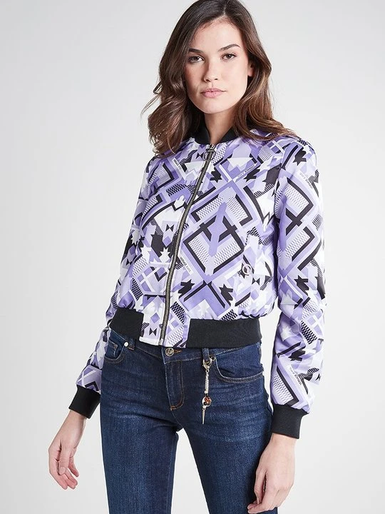 Zdjęcie produktu Kurtka Bomber Versace Jeans Couture fioletowy