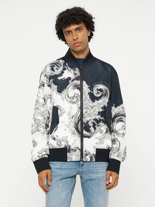 Zdjęcie produktu Kurtka Bomber Versace Jeans Couture szary
