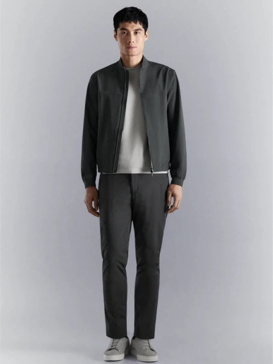 Zdjęcie produktu Kurtka bomber water-repellent ciemnoszary - Mężczyzna - MANGO MAN