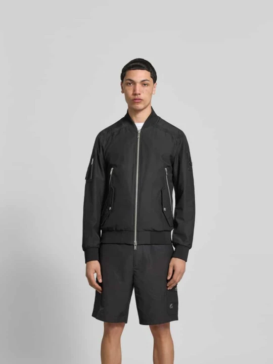 Zdjęcie produktu Kurtka bomber z dwukierunkowym zamkiem błyskawicznym Moose Knuckles Czarny