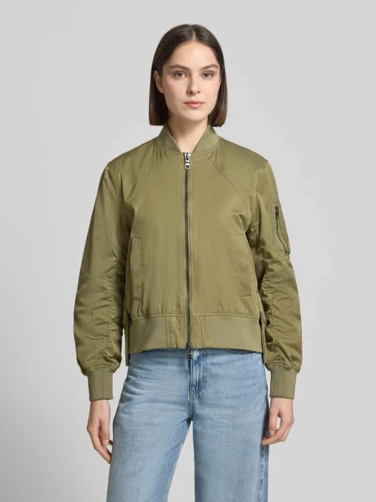 Zdjęcie produktu Kurtka bomber z kieszenią na zamek na rękawie Blonde No. 8 Oliwkowy