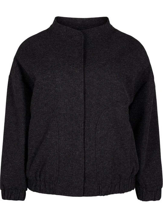 Zdjęcie produktu Kurtka Bomber Zizzi ciemnoszary melanż