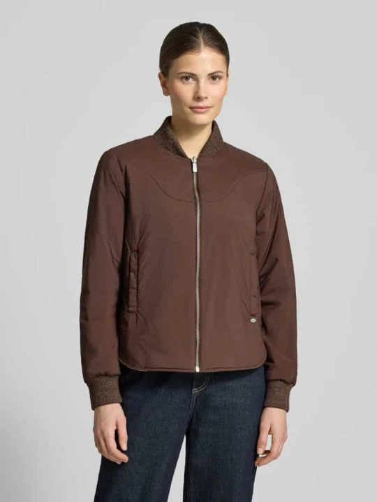 Zdjęcie produktu Kurtka bomberka w kroju regular fit ze stójką Scotch & Soda Ciemnobrązowy