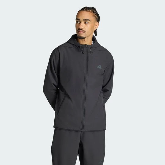 Zdjęcie produktu Kurtka D4T CLIMAWARM z suwakiem na całej długości Adidas czarny