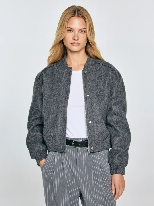 Zdjęcie produktu kurtka damska bomber szara joesie 902 Big Star