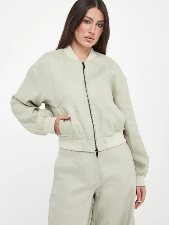 Zdjęcie produktu Kurtka damska bomberka lniana ARMANI EXCHANGE