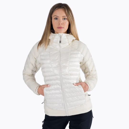 Zdjęcie produktu Kurtka damska Columbia Labyrinth Loop Hooded chalk Biały