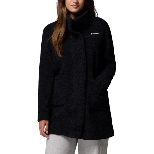 Zdjęcie produktu Kurtka damska Columbia Panorama Lon Sherpa Fleece 1862582010 - czarna