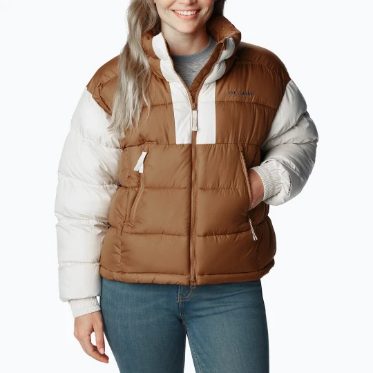 Zdjęcie produktu Kurtka damska Columbia Pike Lake II Cropped camel brown/chalk