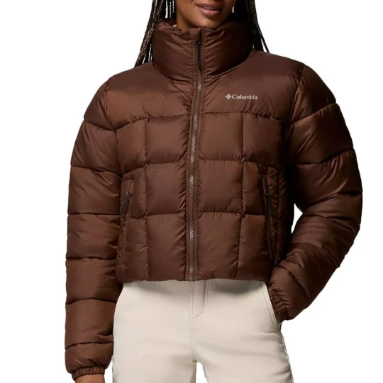 Zdjęcie produktu Kurtka damska Columbia Puffect III Cropped 2171241256 - brązowa