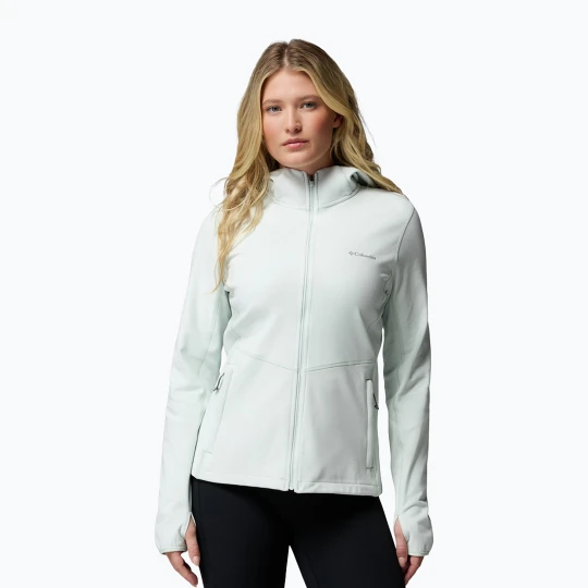 Zdjęcie produktu Kurtka damska Columbia Star Valley Hooded Full Zip tea light Szary