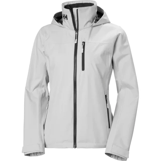 Zdjęcie produktu Kurtka damska Crew Hooded Sailing Jacket 2.0 Helly Hansen Szary
