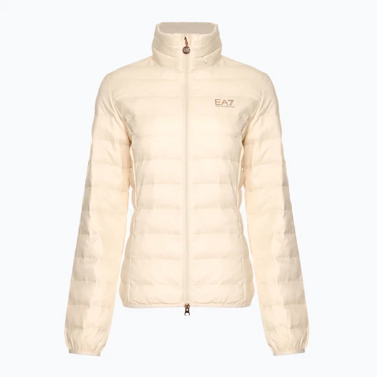 Zdjęcie produktu Kurtka damska EA7 Emporio Armani Train Core Eco Down Ultra Light whitecap gray Beżowy