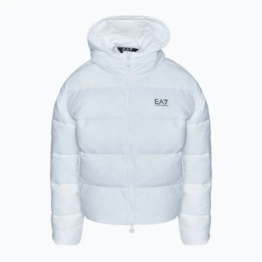Zdjęcie produktu Kurtka damska EA7 Emporio Armani Train Shiny ECO Extra Padded Bomberka white