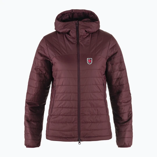 Zdjęcie produktu Kurtka damska Fjällräven Expedition X-lätt Hoodie port Bordowy