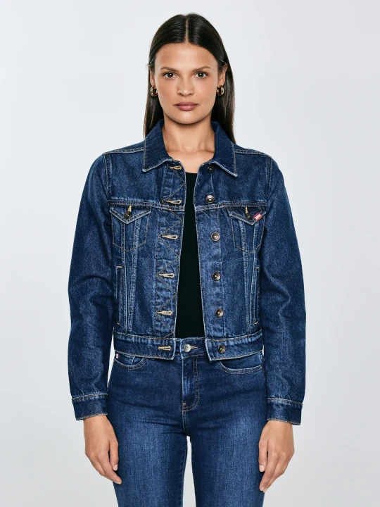 Zdjęcie produktu kurtka damska jeansowa granatowa josephine 507 Big Star