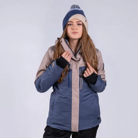 Zdjęcie produktu Kurtka damska narciarska snowboardowa Deara 2 beżowa Alpine Pro