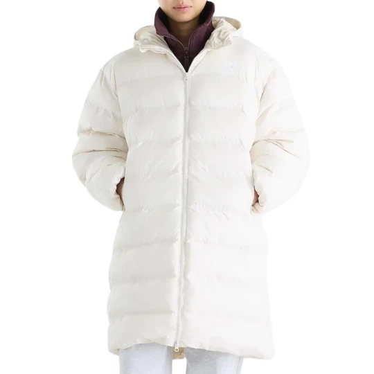 Zdjęcie produktu Kurtka damska New Balance Boston Long Puffer WJ62Y0KBLIN - beżowa