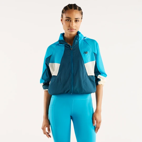 Zdjęcie produktu Kurtka damska New Balance WJ61J326STS – niebieska