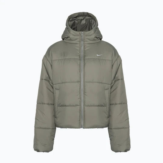 Zdjęcie produktu Kurtka damska Nike Sportswear Classic Puffer Therma-Fit light army / white Szary
