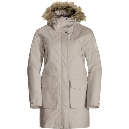 Zdjęcie produktu Kurtka damska parka Winterfrost Ins Jack Wolfskin Szary