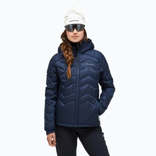 Zdjęcie produktu Kurtka damska Peak Performance Elevate Liner Hood blue shadow Granatowy