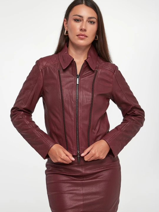 Zdjęcie produktu Kurtka damska skórzana ramoneska ARMANI EXCHANGE