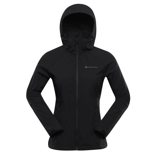 Zdjęcie produktu Kurtka damska trekkingowa softshell windbarrier 8000 Hoora Alpine Pro czarny