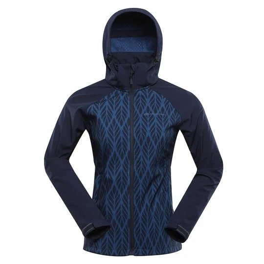 Zdjęcie produktu Kurtka damska trekkingowa softshell windbarrier 8000 Hoora Alpine Pro granatowy