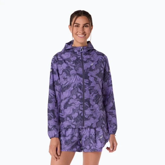 Zdjęcie produktu Kurtka do biegania damska ASICS Fujitrail Packable amethyst Fioletowy