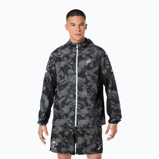 Zdjęcie produktu Kurtka do biegania damska ASICS Fujitrail Packable performance black