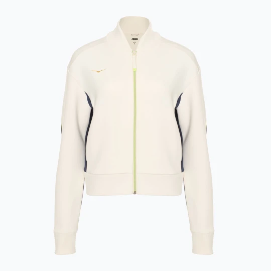Zdjęcie produktu Kurtka do biegania damska HOKA Kaitoro Knit alabaster / varsity navy Biały