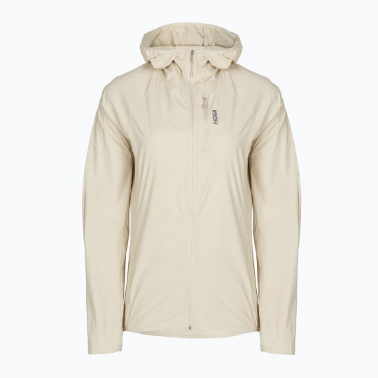 Zdjęcie produktu Kurtka do biegania damska HOKA Skyflow Wind Jacket oat milk Beżowy